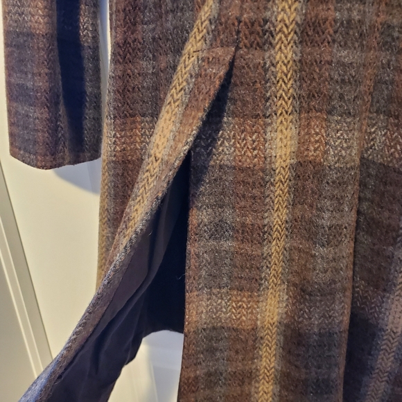 UNITED COLORS OF BENETTON Women's Taupe Double Breasted Wool Coat US 10 / EU 40 - Picture 4 of 8